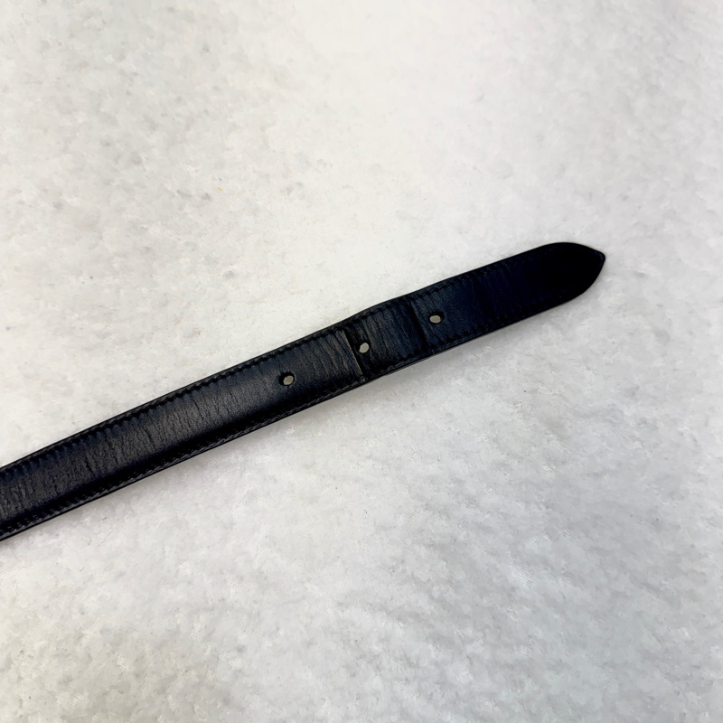 SaintLaurent YSL黑色牛皮LE5à7肩背包金釦腋下包經典logo款-20