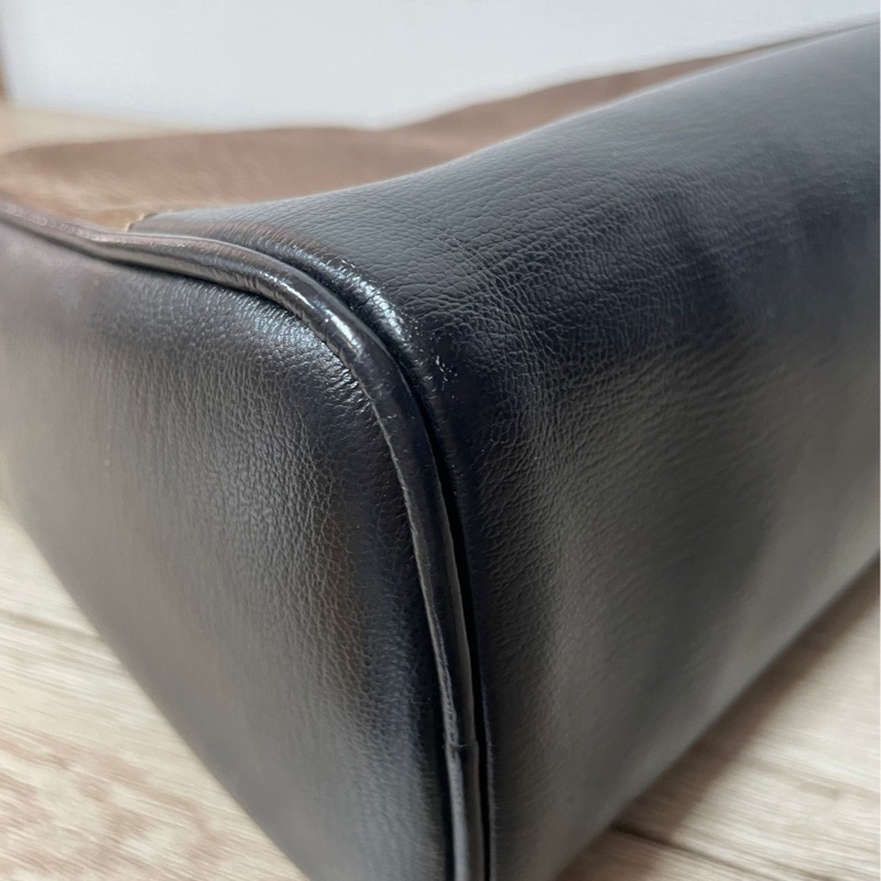 Loewe 栗子色金蛇骨斜背包-10