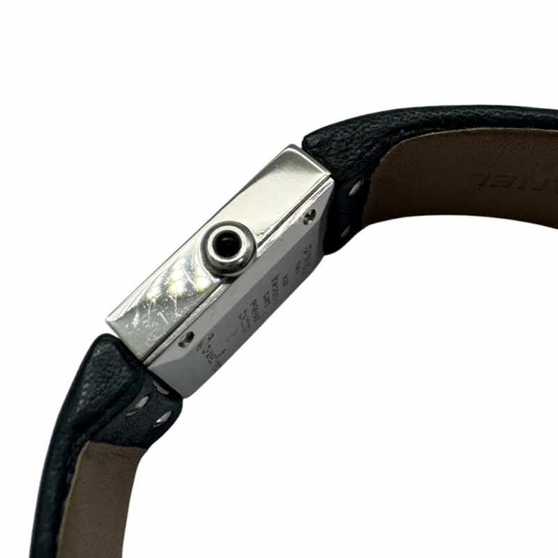 香奈兒 (CHANEL) Matelassé 女士腕錶,黑色錶盤,型號 H0116 QM00028,皮革錶帶,石英機芯-5