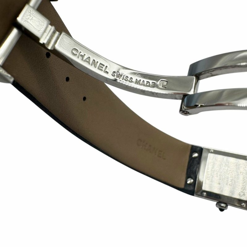 香奈兒 (CHANEL) Matelassé 女士腕錶,黑色錶盤,型號 H0116 QM00028,皮革錶帶,石英機芯-10