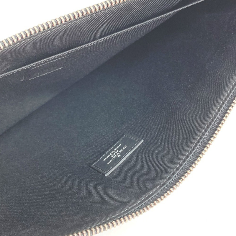 路易威登 N41594 美洲杯 Damier Graphite Pochette Jour GM 手提包/手拿包/L 型拉鍊手拿包/帆布男女通用款 黑色-10