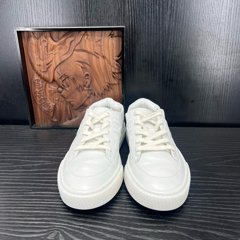 HERMES愛馬仕 Deep 白棕板鞋 37碼-1