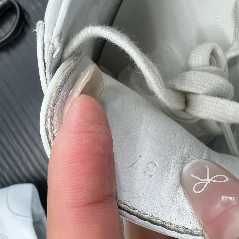 HERMES愛馬仕 Deep 白棕板鞋 37碼-7