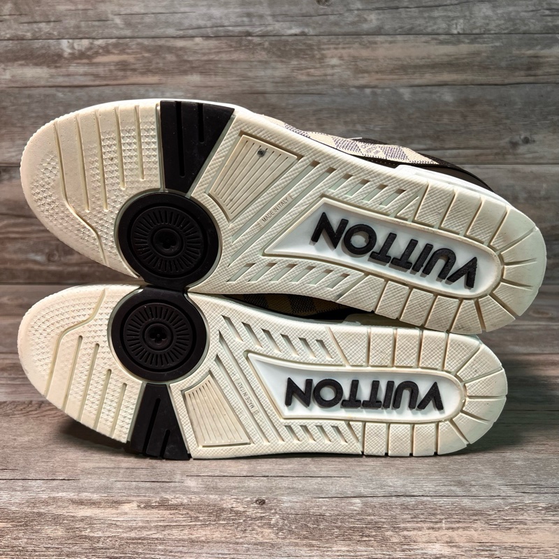 Louis Vuitton路易威登 trainer 蘇富比 棋盤格 棕色 43碼-7