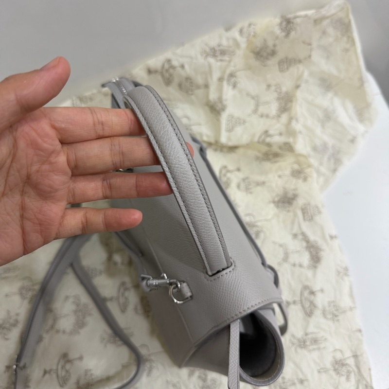 old celine belt bag nano 灰藍 小號-2