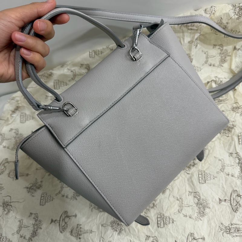 old celine belt bag nano 灰藍 小號-3