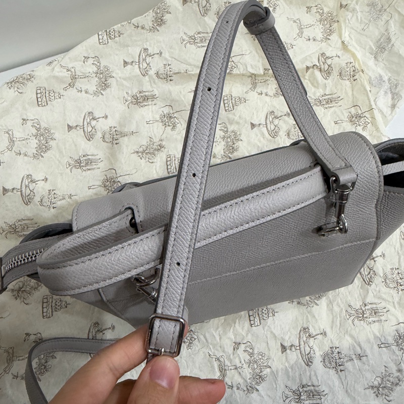 old celine belt bag nano 灰藍 小號-5