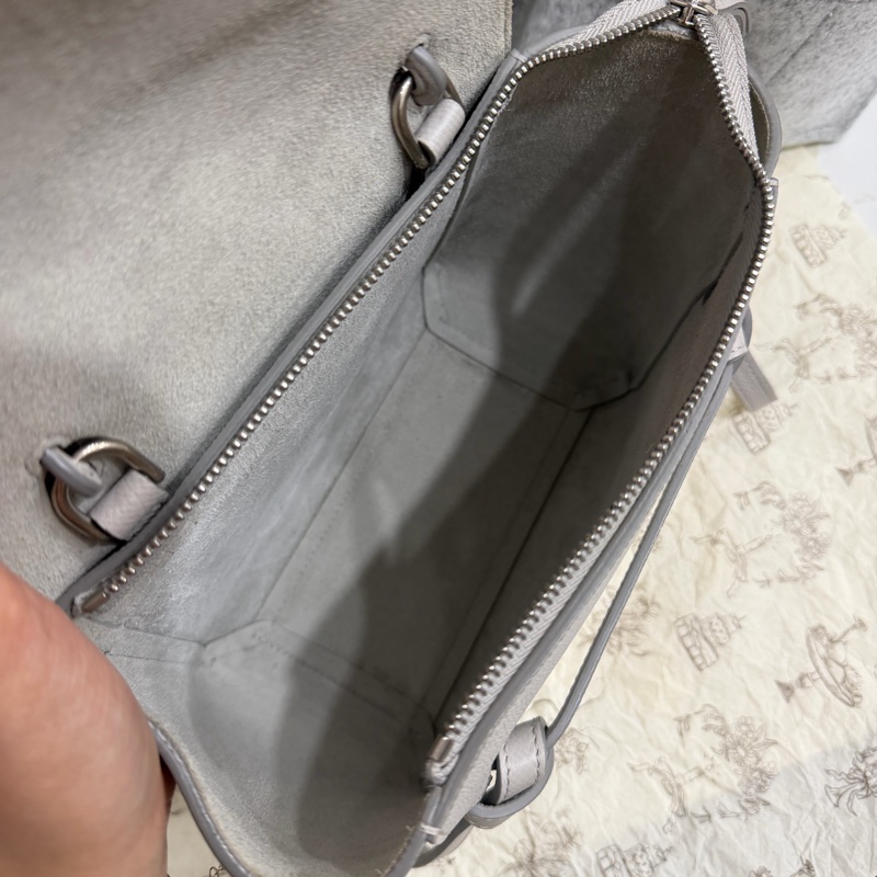 old celine belt bag nano 灰藍 小號-8