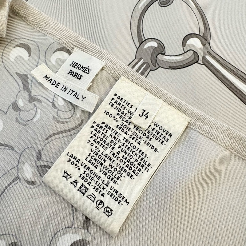 ⭐️99新/Hermes/愛馬仕/印花真絲連衣裙/34碼/118720 肩寬:38 胸圍:94 衣長:72-7