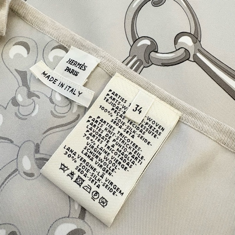 ⭐️99新/Hermes/愛馬仕/印花真絲連衣裙/34碼/118720 肩寬:38 胸圍:94 衣長:72-8