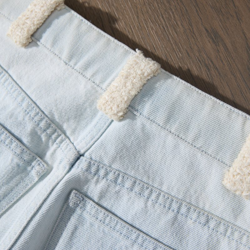 ❤️CHANEL 優雅牛仔褲 精緻cc鈕扣-7