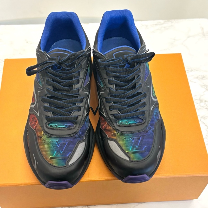 95新LOUIS VUITTON LV Trail 圓頭系帶 生活休閒鞋 41碼-1