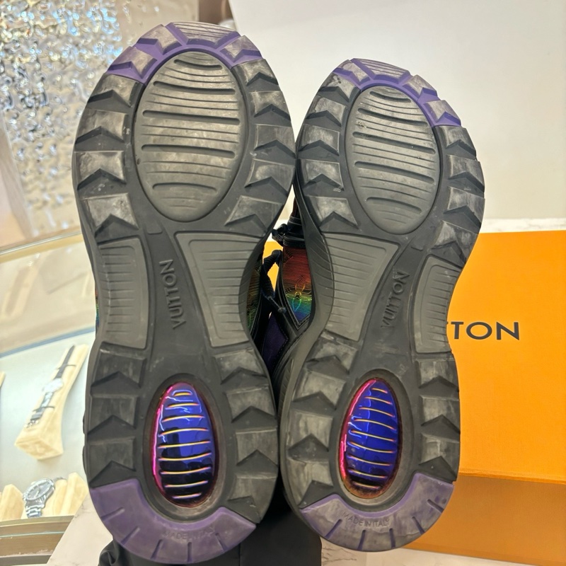 95新LOUIS VUITTON LV Trail 圓頭系帶 生活休閒鞋 41碼-6