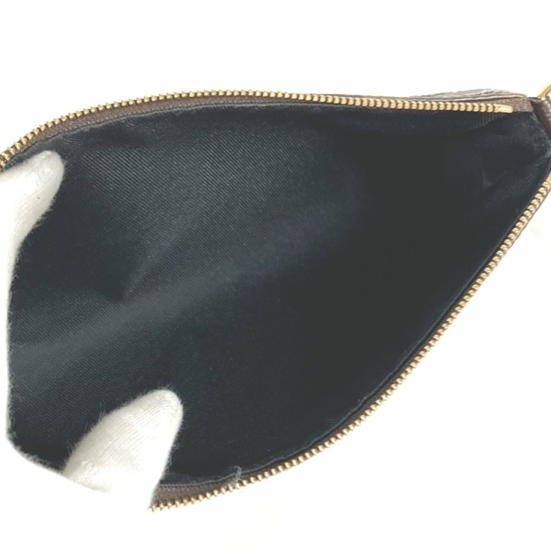 路易威登 M26473 Monogram Sequin Pochette Accessoires 手提包/配件包/肩包/帆布包/女士棕色 近全新-11