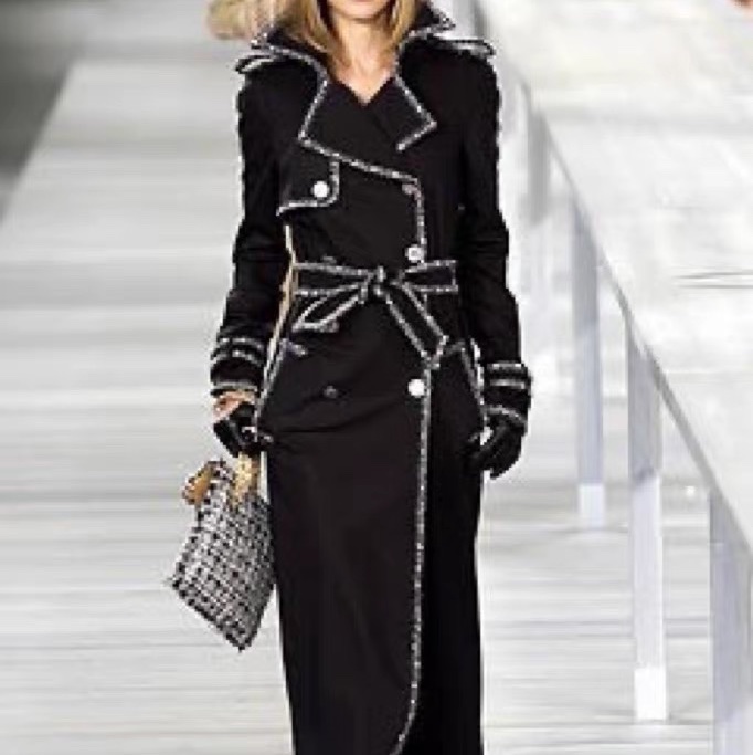 Chanel中古風衣36碼-5
