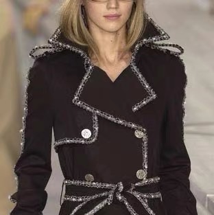 Chanel中古風衣36碼-6