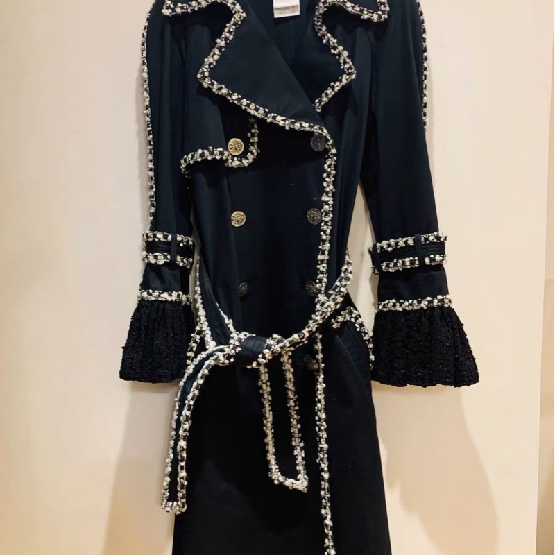 Chanel中古風衣36碼-7
