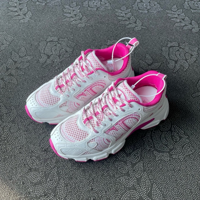 99新 dior迪奥老爹鞋 白粉休閒鞋35碼-1