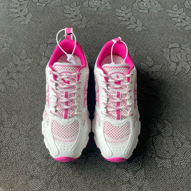 99新 dior迪奥老爹鞋 白粉休閒鞋35碼-2