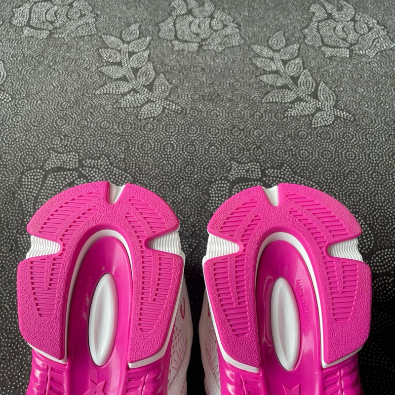 99新 dior迪奥老爹鞋 白粉休閒鞋35碼-5