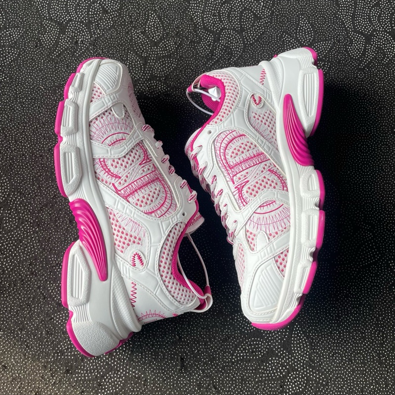 99新 dior迪奥老爹鞋 白粉休閒鞋35碼-7