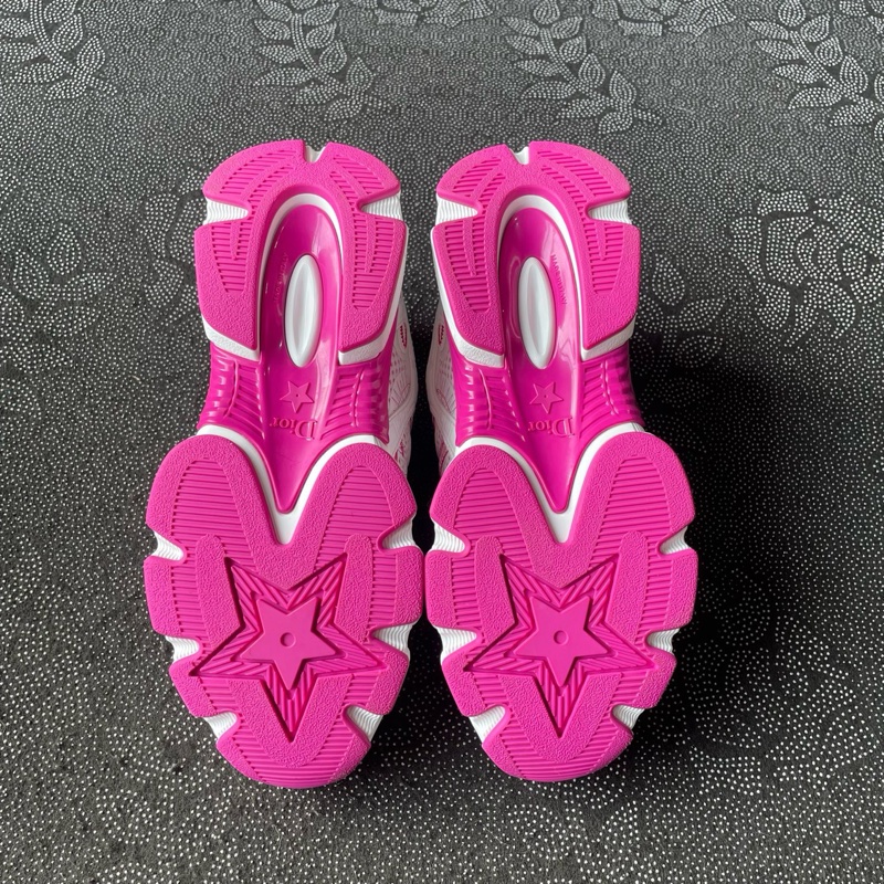 99新 dior迪奥老爹鞋 白粉休閒鞋35碼-12