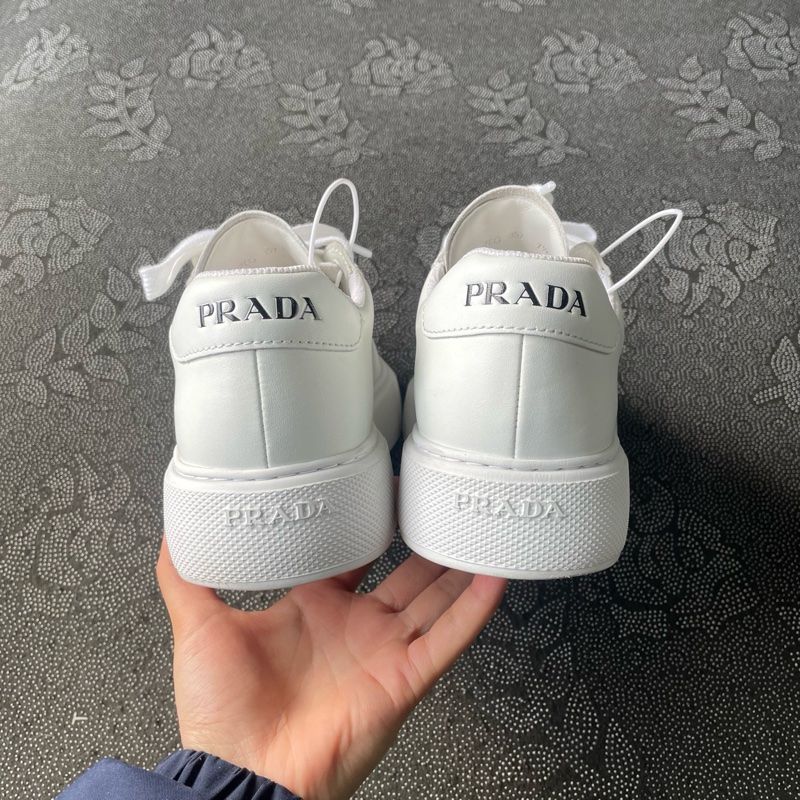 99新prada純白黑字板鞋41.5碼-9