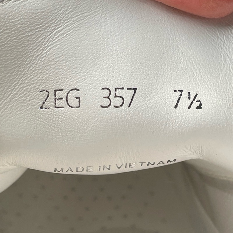 99新prada純白黑字板鞋41.5碼-12