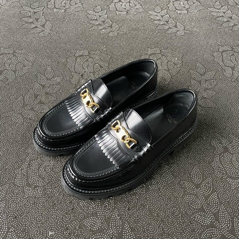 99新celine賽琳女鞋 流蘇樂福鞋36碼