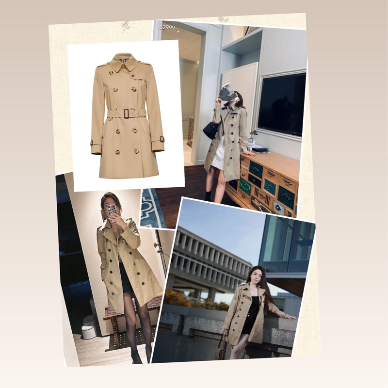 Burberry 經典風衣 卡其色-0