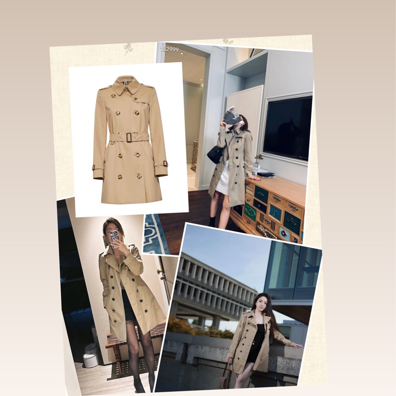 Burberry 經典風衣 卡其色-10