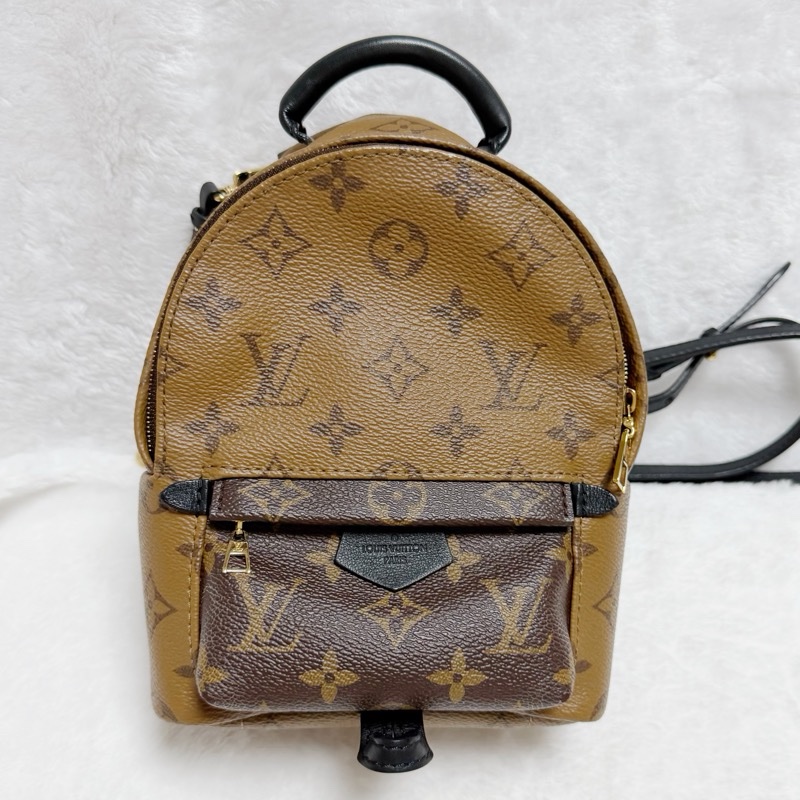 ▫️限量後背包的天花板▫️95新LV達芙妮限量小書包 雙色書包 後背包-0