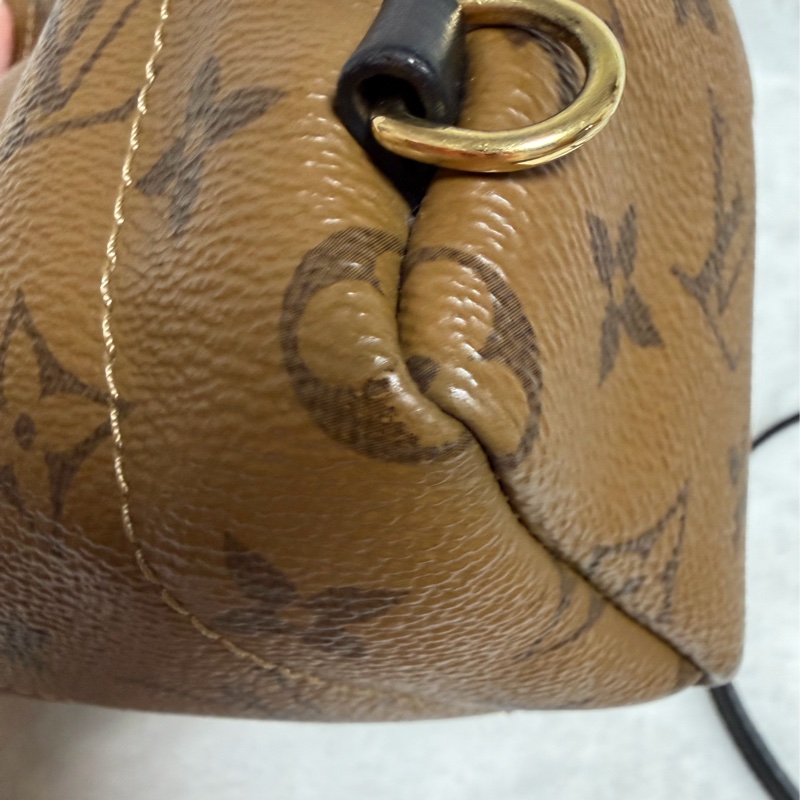 ▫️限量後背包的天花板▫️95新LV達芙妮限量小書包 雙色書包 後背包-9