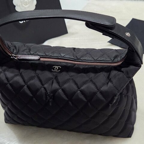 Chanel香奈兒菱格紋空氣飯盒包/ 空氣包/ 手提包