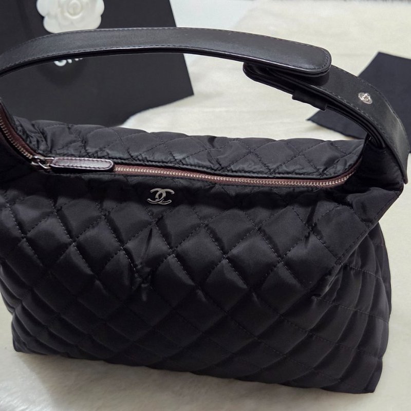 Chanel香奈兒菱格紋空氣飯盒包/ 空氣包/ 手提包-0