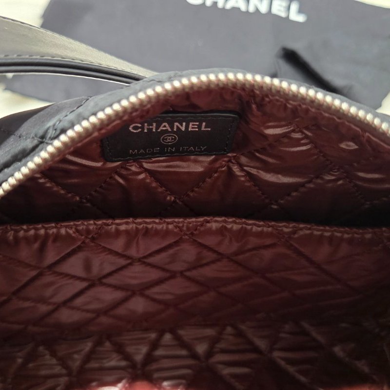 Chanel香奈兒菱格紋空氣飯盒包/ 空氣包/ 手提包-3