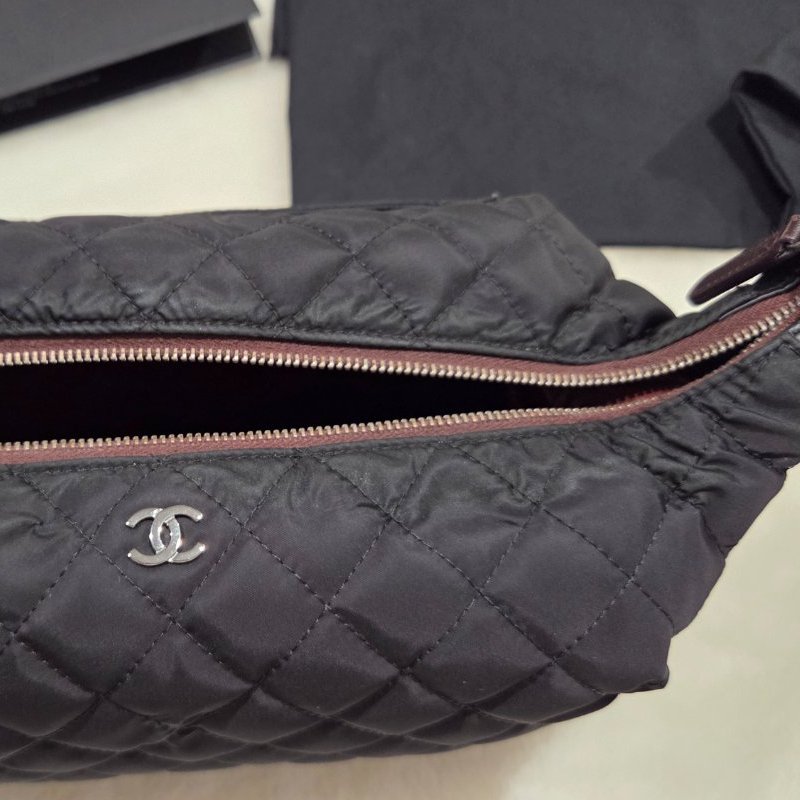 Chanel香奈兒菱格紋空氣飯盒包/ 空氣包/ 手提包-4