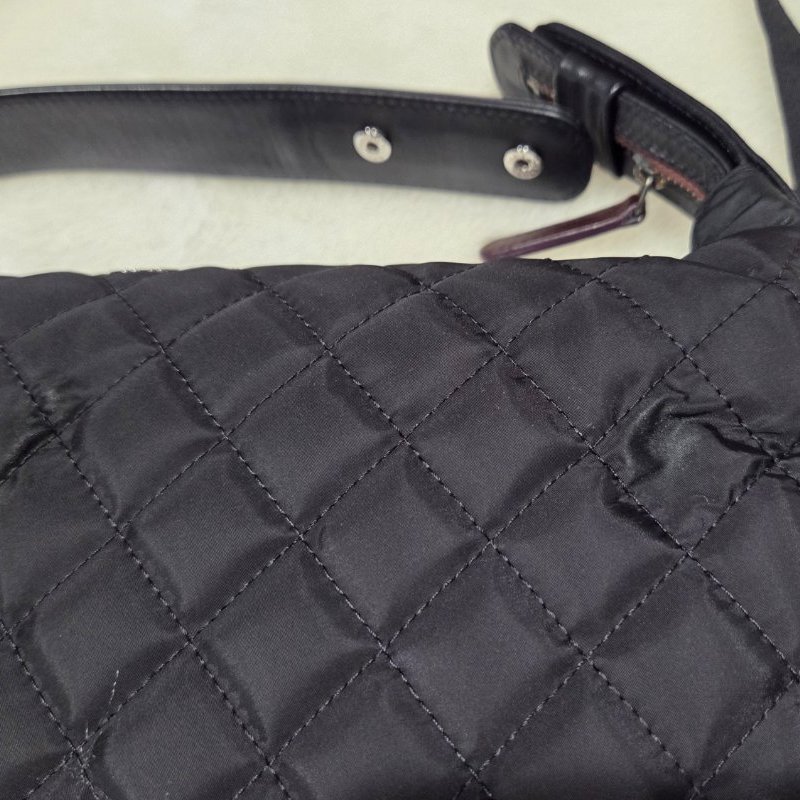 Chanel香奈兒菱格紋空氣飯盒包/ 空氣包/ 手提包-5