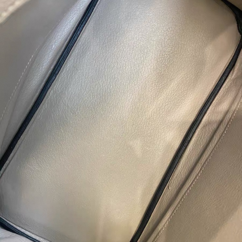 Hermes愛馬仕 birkin 30斑鳩灰togo皮銀扣框K 鎖具-9