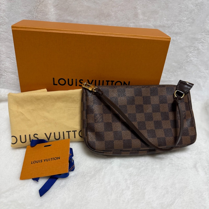 ▫️最好用的麻將包▫️95新LV棋盤格麻將包腋下包肩背包-0