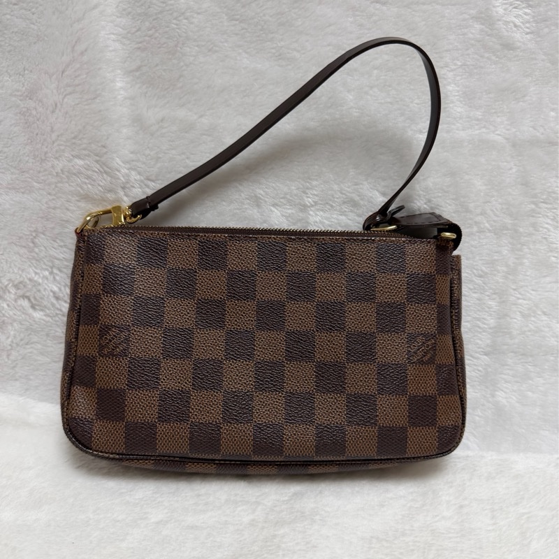 ▫️最好用的麻將包▫️95新LV棋盤格麻將包腋下包肩背包-6