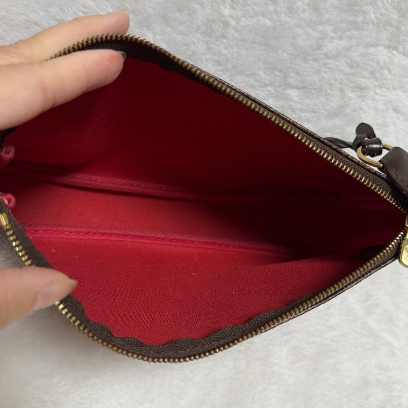 ▫️最好用的麻將包▫️95新LV棋盤格麻將包腋下包肩背包-12