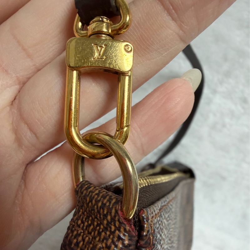 ▫️最好用的麻將包▫️95新LV棋盤格麻將包腋下包肩背包-18