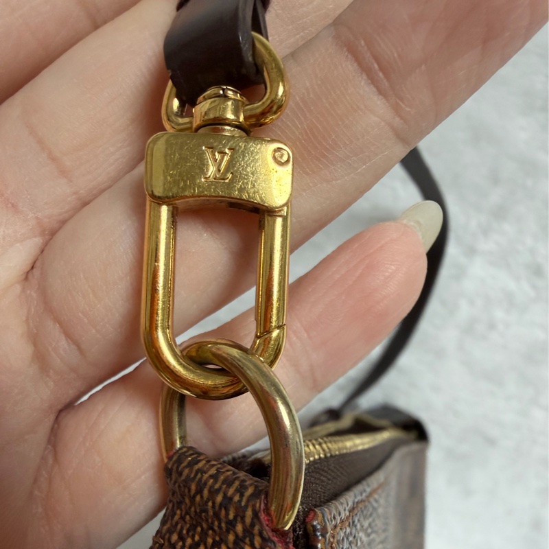 ▫️最好用的麻將包▫️95新LV棋盤格麻將包腋下包肩背包-20