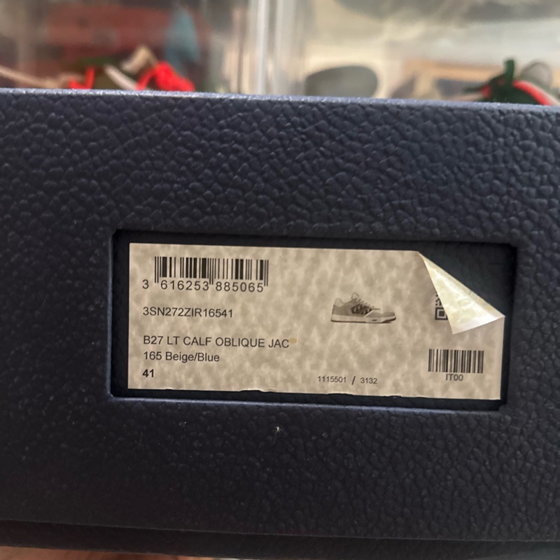 Dior B27 low 老花 EU41 大約265-27-14