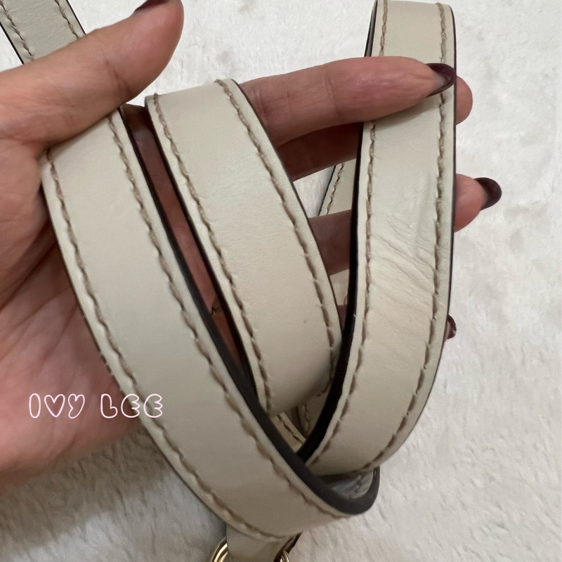 Gucci 烏木色 緹花帆布 白色牛皮飾邊 兩用包 247902 斜背包 肩背手提 正品 二手精品-10