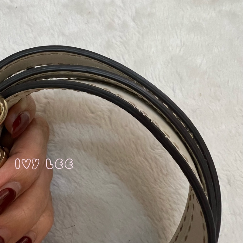 Gucci 烏木色 緹花帆布 白色牛皮飾邊 兩用包 247902 斜背包 肩背手提 正品 二手精品-11