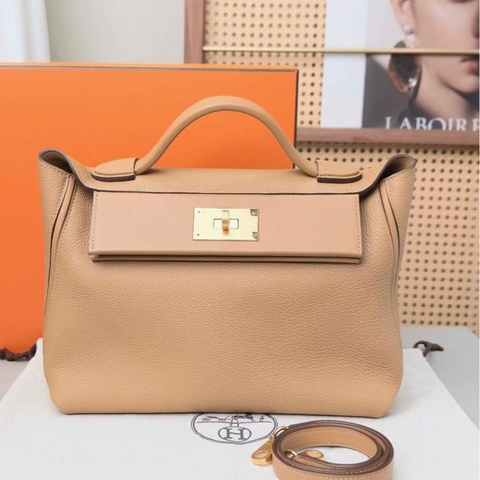 愛馬仕餅乾色金扣2424小號 29cm