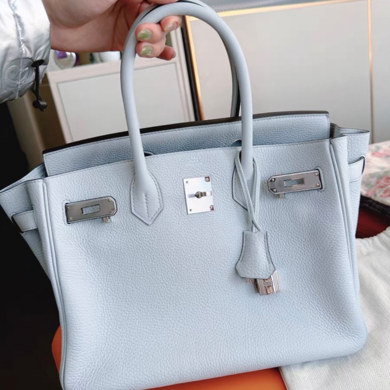 愛馬仕 Hermes Birkin 30 聖杯藍 Togo皮 Z刻 2021年-1