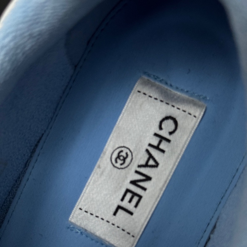 ⭐️Chanel香奈兒 藍白板鞋運動鞋 閒置新 37碼 061705-10